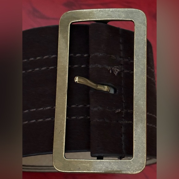 Calvin Klein Jeans Brown Leather Belt - Picture 3 of 8